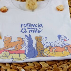 Camiseta Blanca Habilidades Caninas